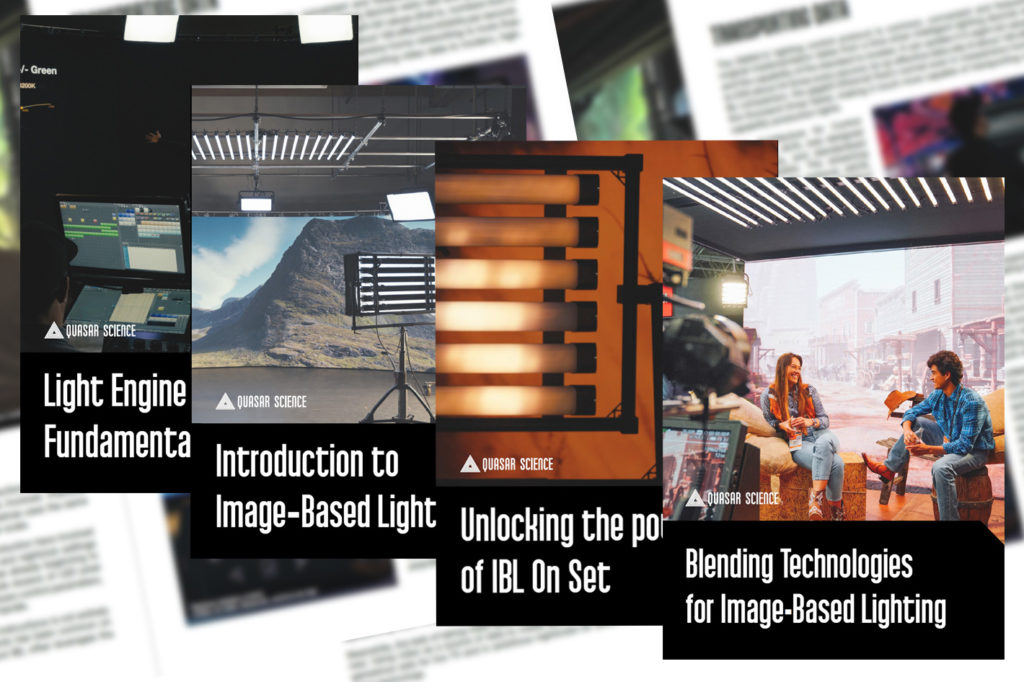 Quasar Science releases free eBooks about Virtual Production lighting 