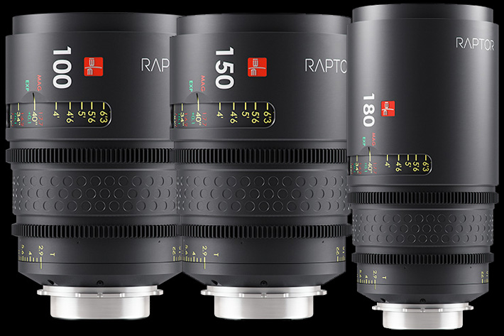 Raptor lenses landed in Hollywood