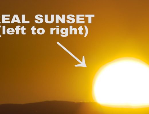 real sunset