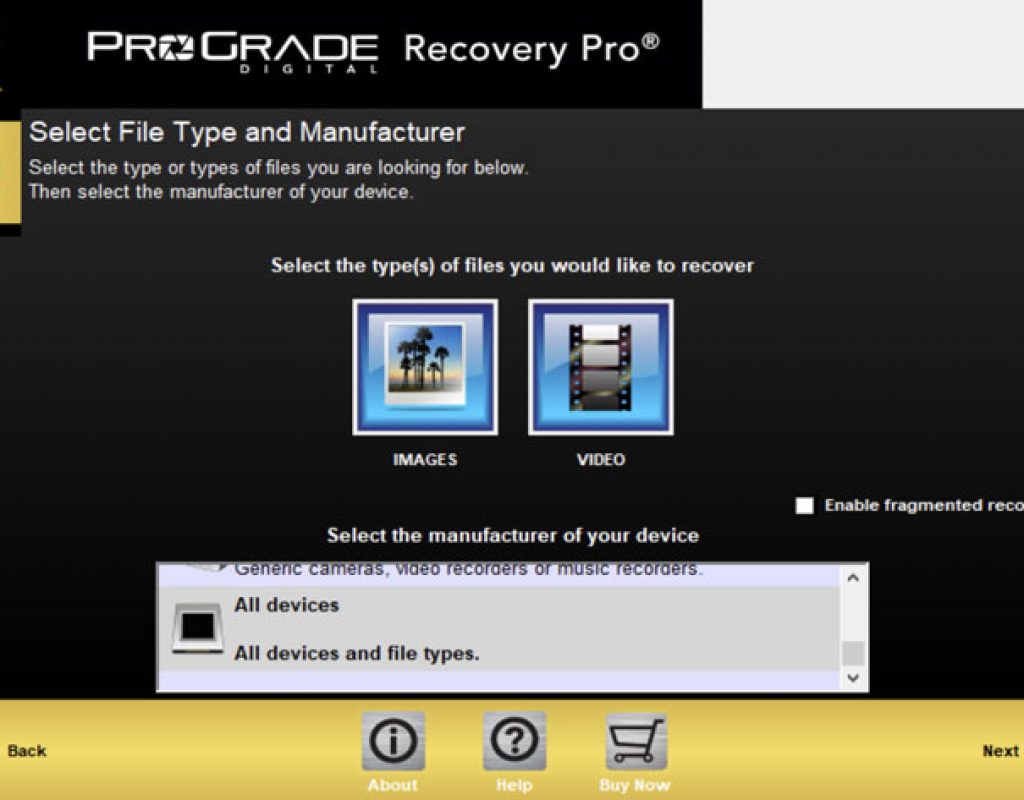 Restore photo and motion files with the new Recovery Pro