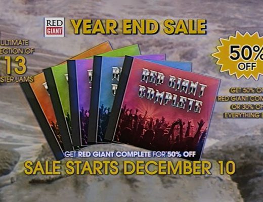 Red Giant: Year End Sale starts December 10