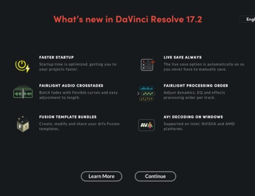 Blackmagic Design DaVinci Resolve 17.2 released 2