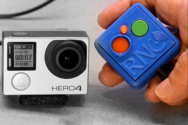A remote control for GoPro Hero 4