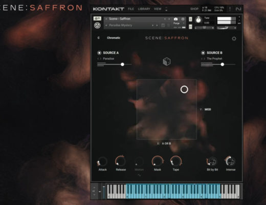 Scene: Saffron, a lightweight cinematic instrument for composers