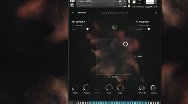 Scene: Saffron, a lightweight cinematic instrument for composers