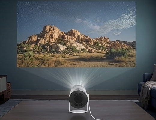 Samsung The Freestyle+, a lightweight AI-powered projector