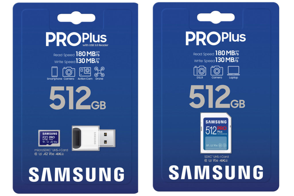 New Samsung PRO Plus memory cards get faster read and write