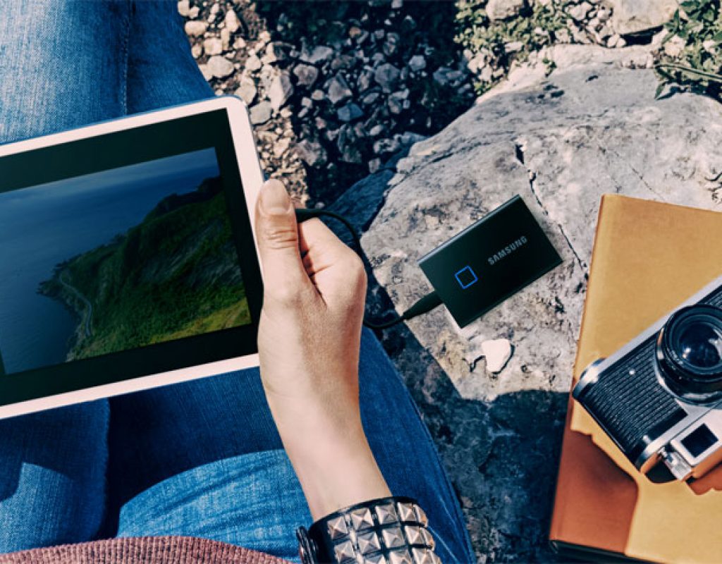Samsung SSD T7 Touch: new portable storage with fingerprint protection 3