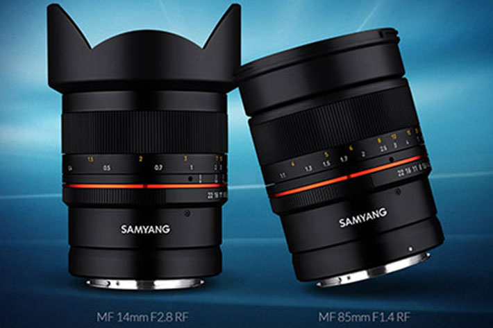 Samyang has two Canon RF lenses with manual focus