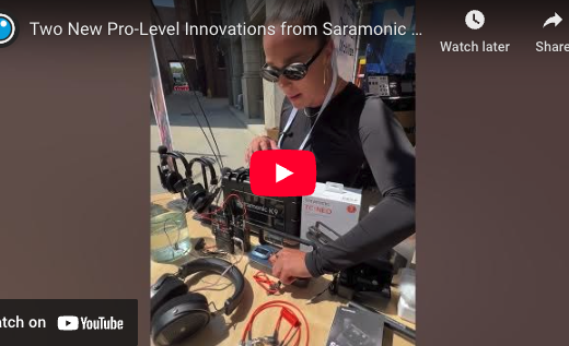 PVC at Cine Gear: Showcasing the K9 UHF wireless system and the Time Code Neo from Saramonic 8