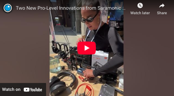 PVC at Cine Gear: Showcasing the K9 UHF wireless system and the Time Code Neo from Saramonic 1