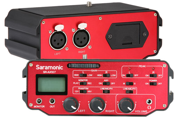 Audio adapters for DSLRs and Blackmagic cameras 2