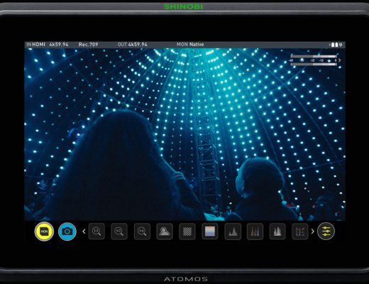 Front view of Atomos Shinobi 7