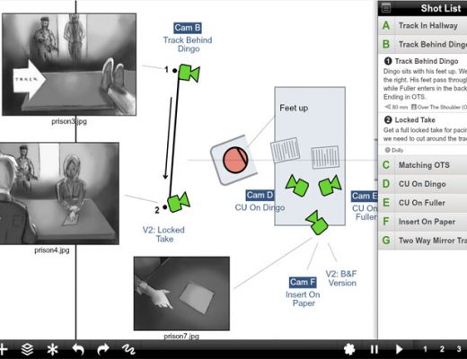 Shot Designer, the scene planning tool for iOS, Android, Mac and PC