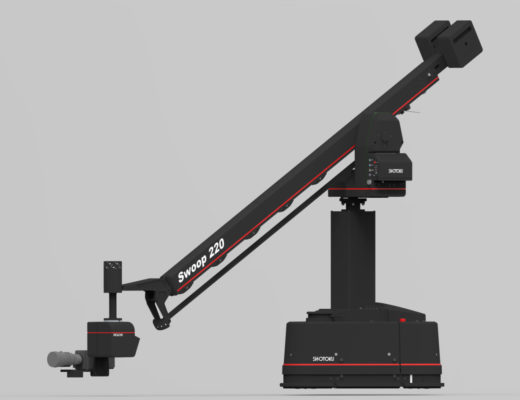 Shotoku Swoop robotic cranes debut at IBC2025