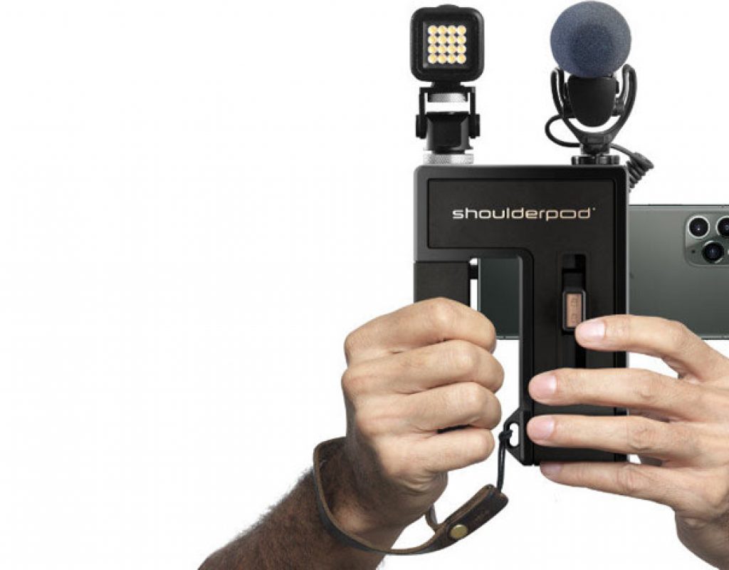 Shoulderpod G2: a professional video production grip for smartphones