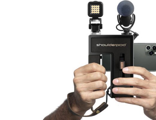 Shoulderpod G2: a professional video production grip for smartphones
