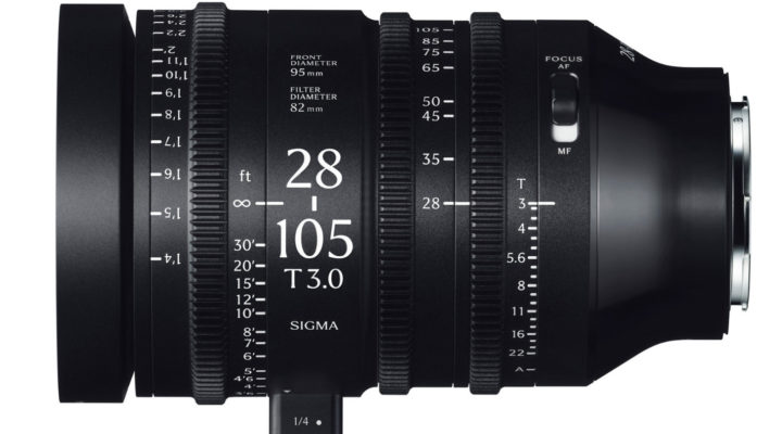 Sigma expands AF Cine Line with AF Cine 28-105mm T3 FF