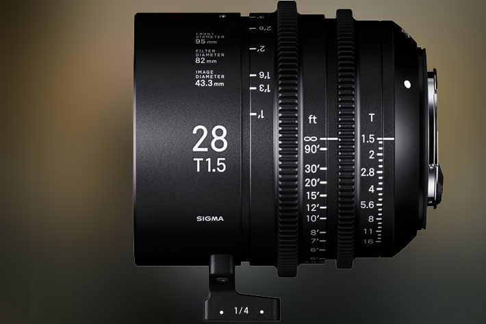 Sigma 28mm T1.5 Full-Frame Cine Lens arrives in March