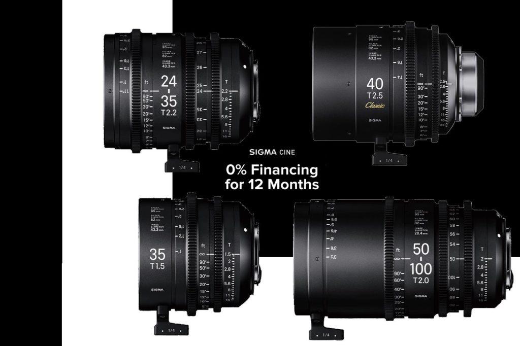 Get your Cine lenses during Sigma’s Black Friday