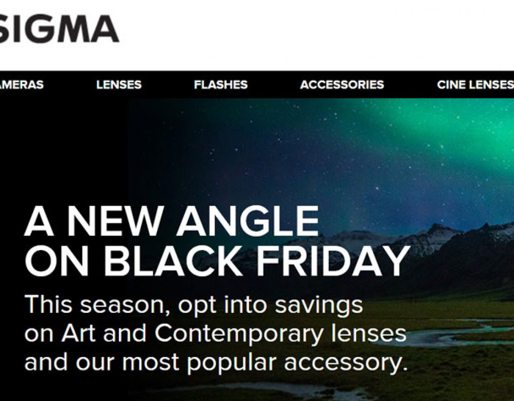 Sigma opens Black Friday and Cyber Monday sales of lenses