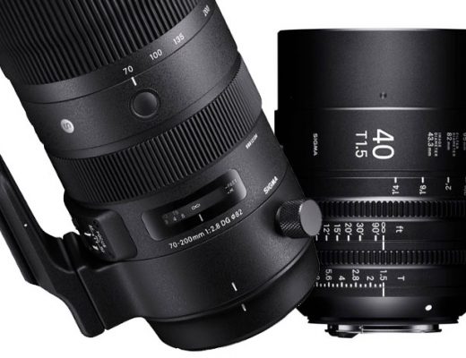 Sigma lenses for Christmas: Cine 40mm T1.5 and 70-200mm F2.8 Sports