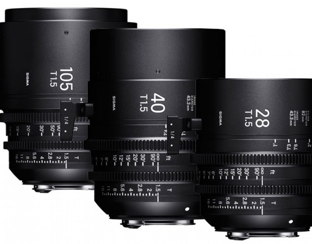 Sigma 28, 40 and 105mm T1.5: three new Cine lenses at IBC 2018