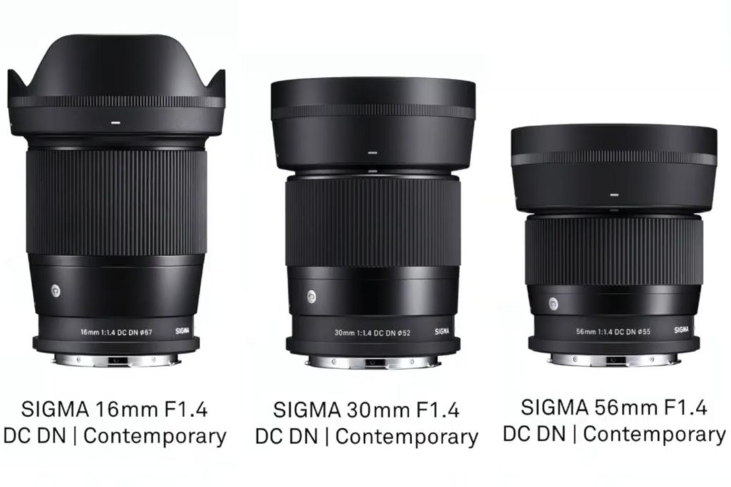 Sigma announces F1.4 Mirrorless Trio for L-Mount