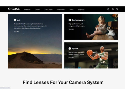 SIGMA news: not a new lens or Foveon sensor, but a new website