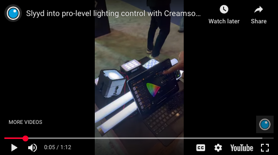 PVC at NAB 2025 - Slyyd into pro-level lighting control with Creamsource's new software 1