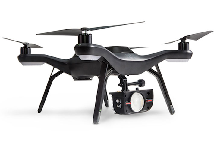 Fiilex AL250: light painting with a drone