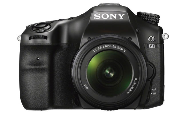 Sony α68 A-mount camera with 4D FOCUS and no 4K 3