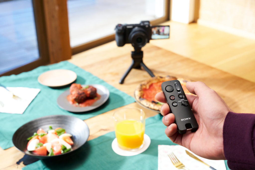 A nice pair: Sony GP-VPT3 grip with RMT-VP2 wireless remote