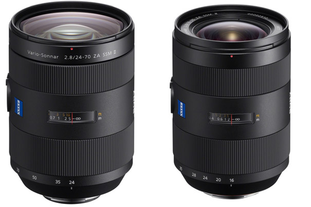 Refined Zeiss Lenses for Sony α A-mount 2