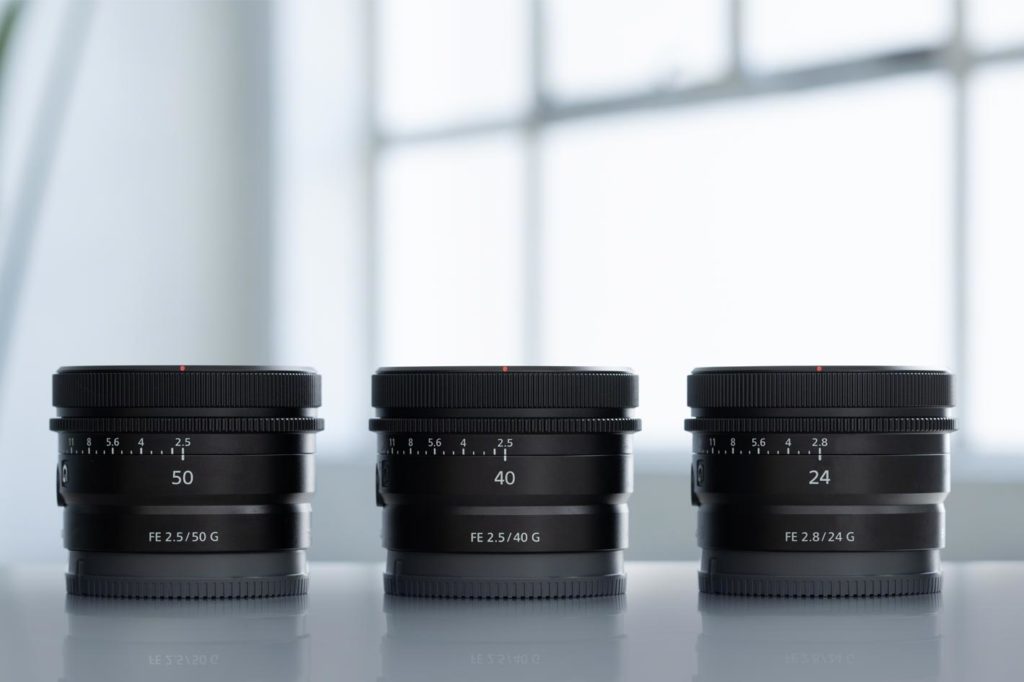 Sony: three new G Lenses to the full frame E-mount line-up