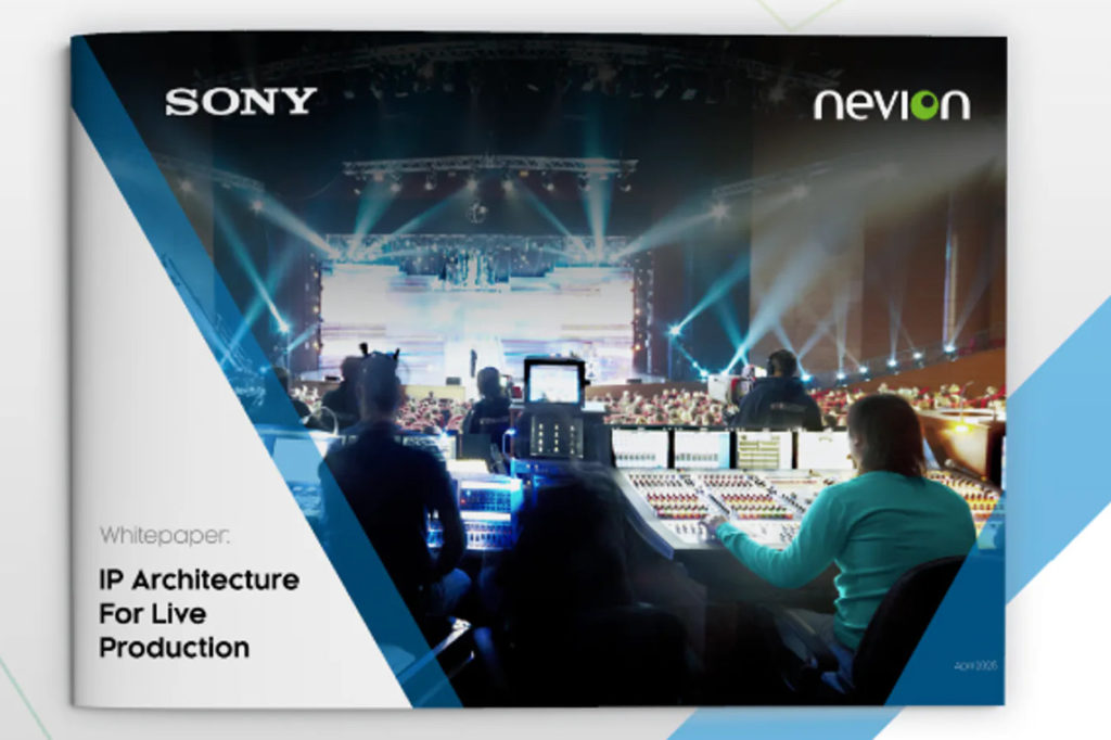 IP Architecture For Live Production, a free whitepaper from Nevion