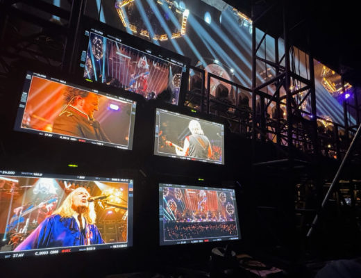 Spinal Tap II: concert finale shot with Blackmagic cameras