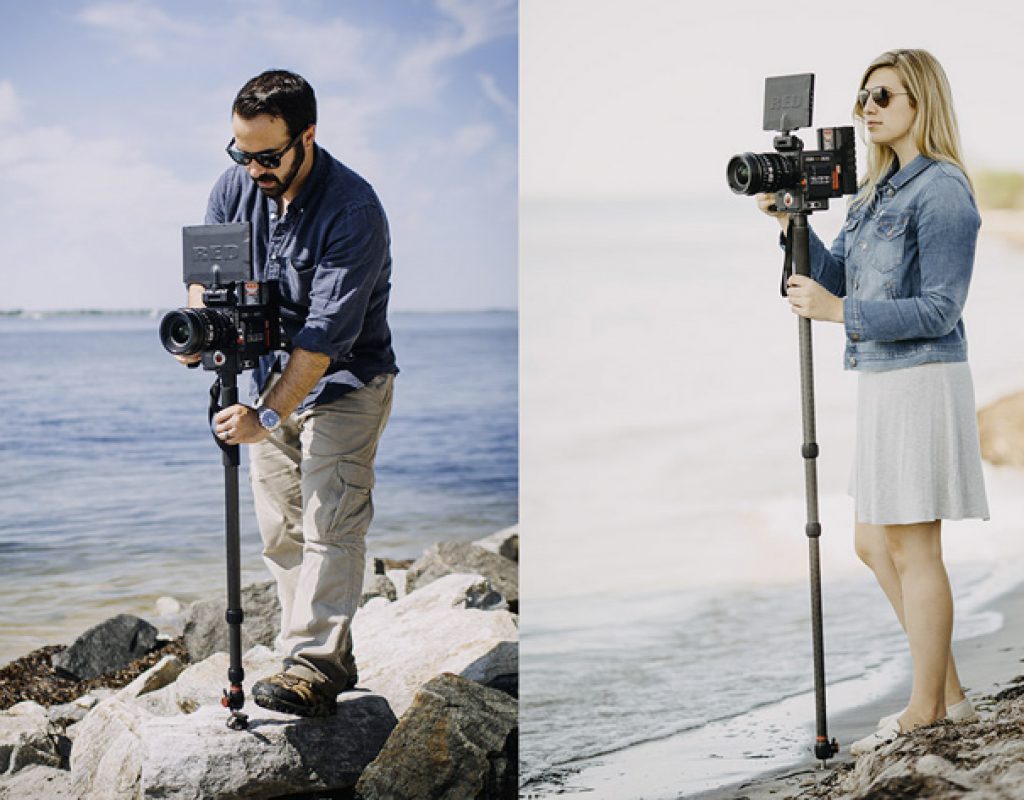 Steadicam Air, a gas lift monopod