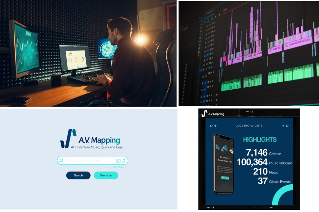 Sync: use Artificial Intelligence to find music for videos