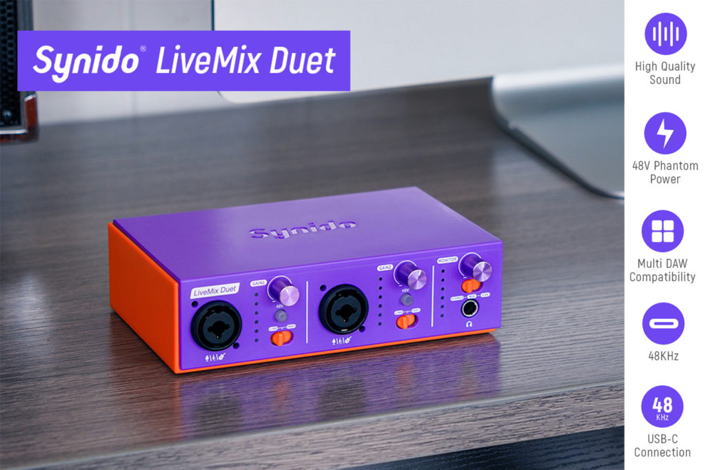 Synido Livemix Solo/Duet: affordable solution for podcast recording