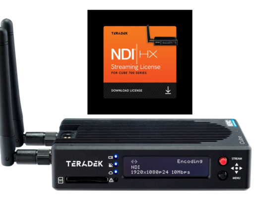 Teradek Cube 700 Series now offers NDI for video stream delivery