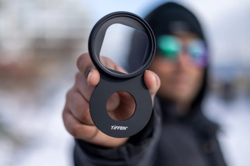 New Tiffen smartphone 58mm filter mount for iPhone