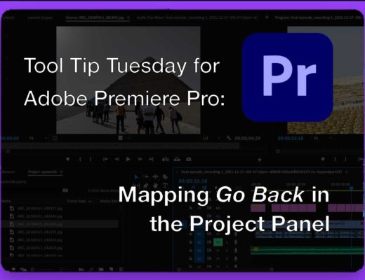 Tool Tip Tuesday for Adobe Premiere Pro: Go Back for faster bin navigation 36