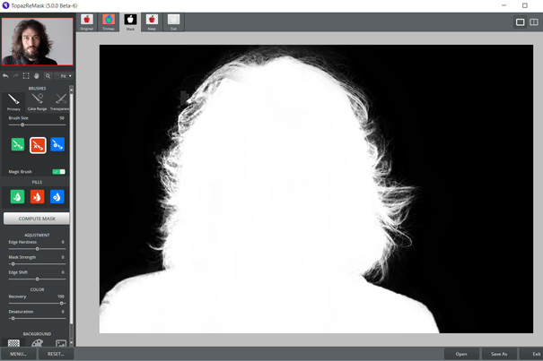 Topaz ReMask 5: an easy way to mask hair 4