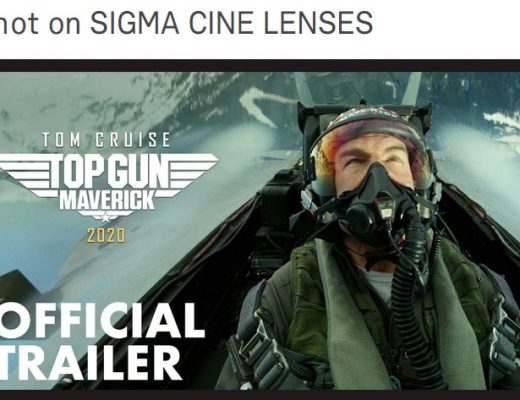 SIGMA Cine Lenses with Cooke’s /i Technology used in Top Gun: Maverick