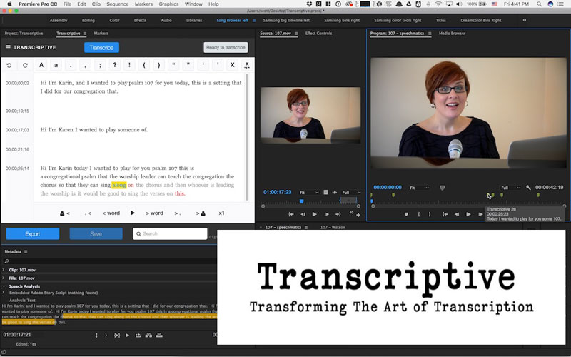 Review: Digital Anarchy Transcriptive - automated transcription for Adobe Premiere Pro 1