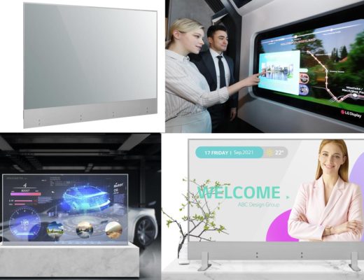 LG Display shows Transparent OLED display at CES 2021