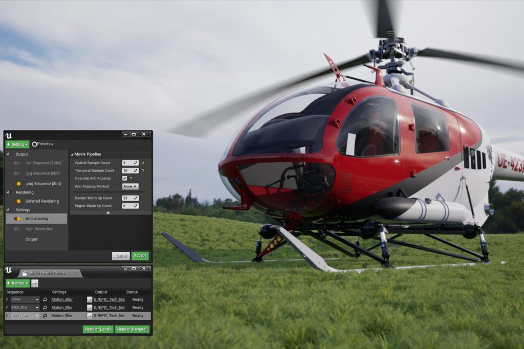 Unreal Engine 4.25 ready to produce high-quality movies