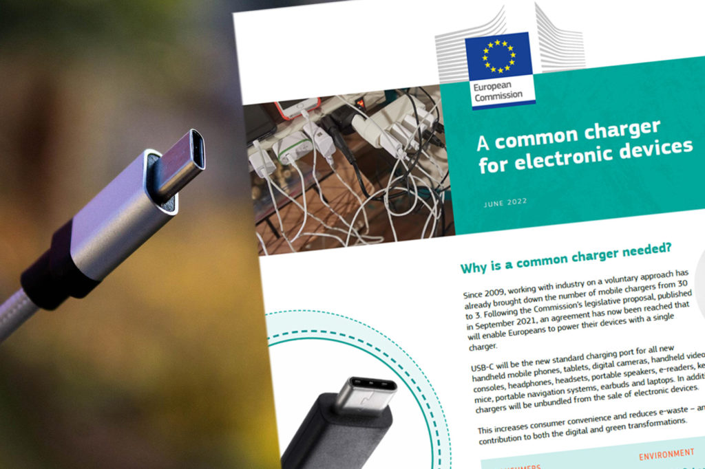 In 2024 all electronic devices sold in Europe must have an USB-C port