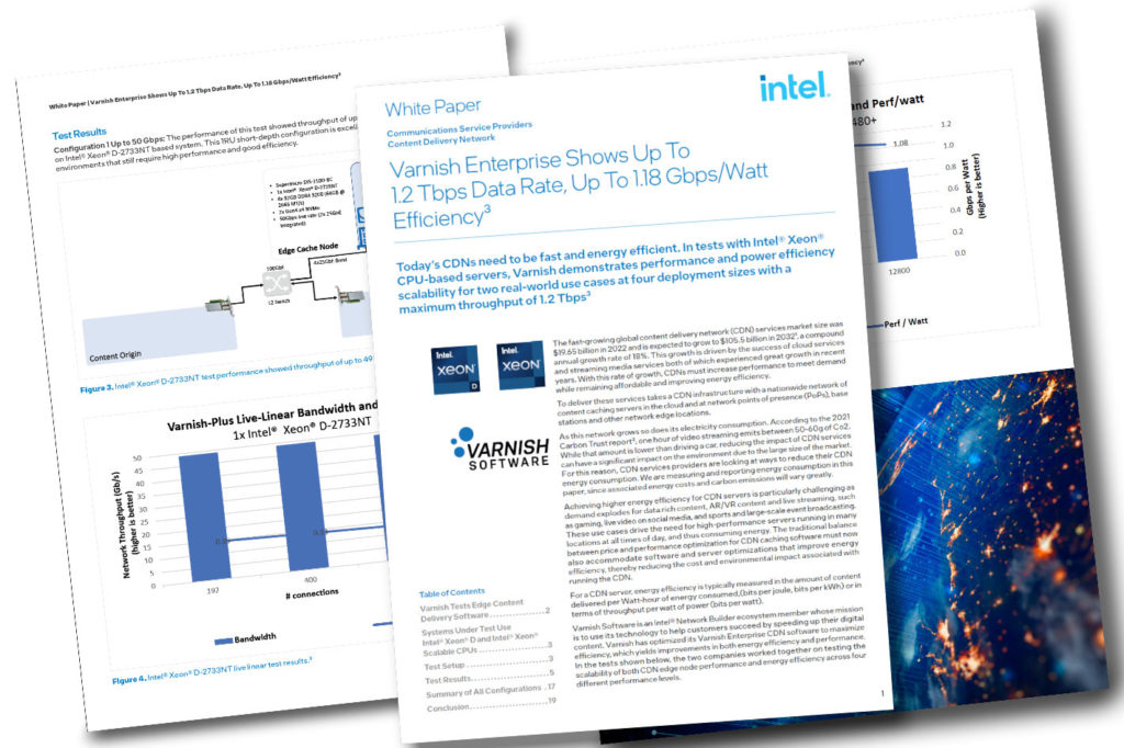 Varnish Software helps broadcasters optimize energy consumption